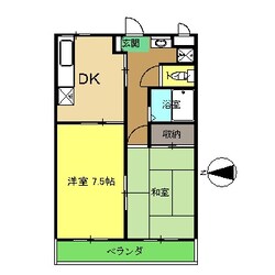 ヴィラ･アンソレイエ十津の物件間取画像